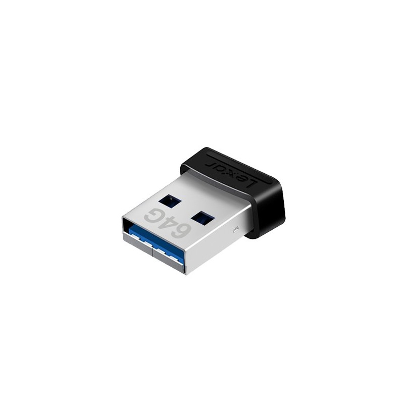 Lexar JumpDrive S47 unidad flash USB 64 GB USB tipo A 3.2 Gen 1 (3.1 Gen 1) Negro