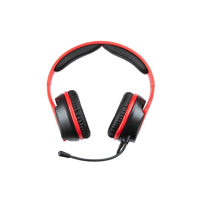 Qubick AC Milan Auriculares Alámbrico Diadema Juego Rojo