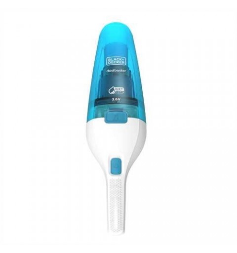 Black & Decker WDC115WA aspirapolvere senza filo Blu, Bianco Senza sacchetto