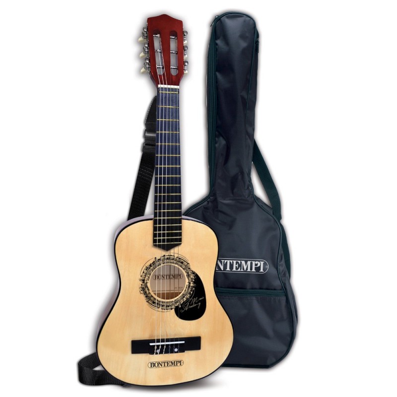 Bontempi 21 7531 guitar Acoustic guitar Classical 6 strings Black, Wood