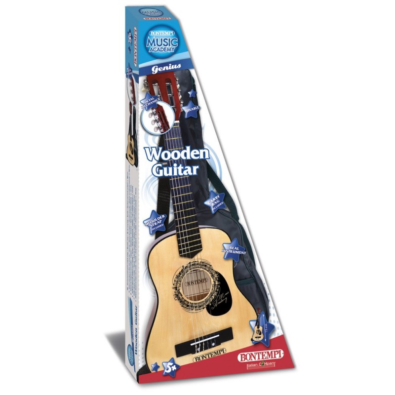 20 5510 Bontempi-20 Guitarra de Madera 