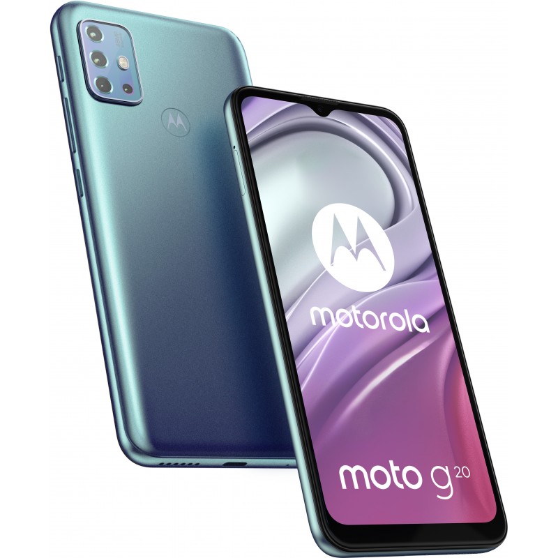 Motorola moto g20 16,5 cm (6.5") Ranura híbrida Dual SIM Android 11 4G USB Tipo C 4 GB 64 GB 5000 mAh Azul