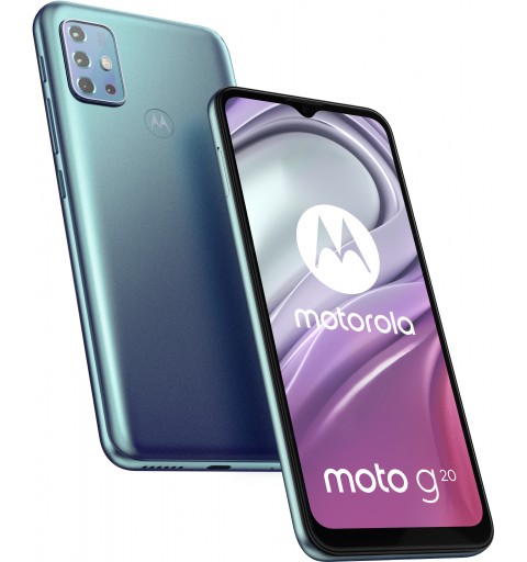 Motorola moto g20 16,5 cm (6.5") Ranura híbrida Dual SIM Android 11 4G USB Tipo C 4 GB 64 GB 5000 mAh Azul
