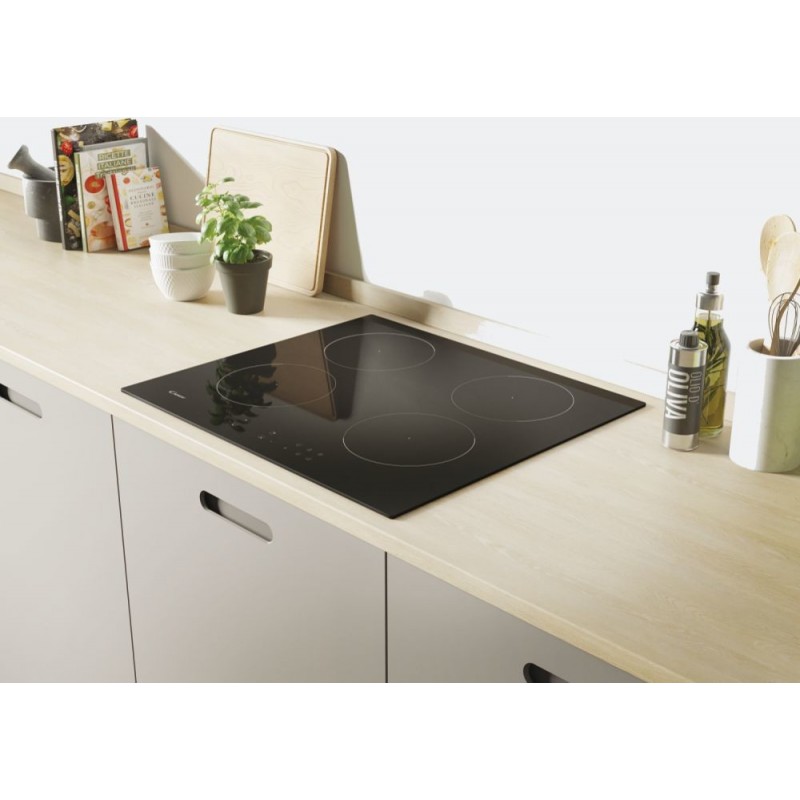 Candy CI642CTT Nero Da incasso 59 cm Piano cottura a induzione 4 Fornello(i)