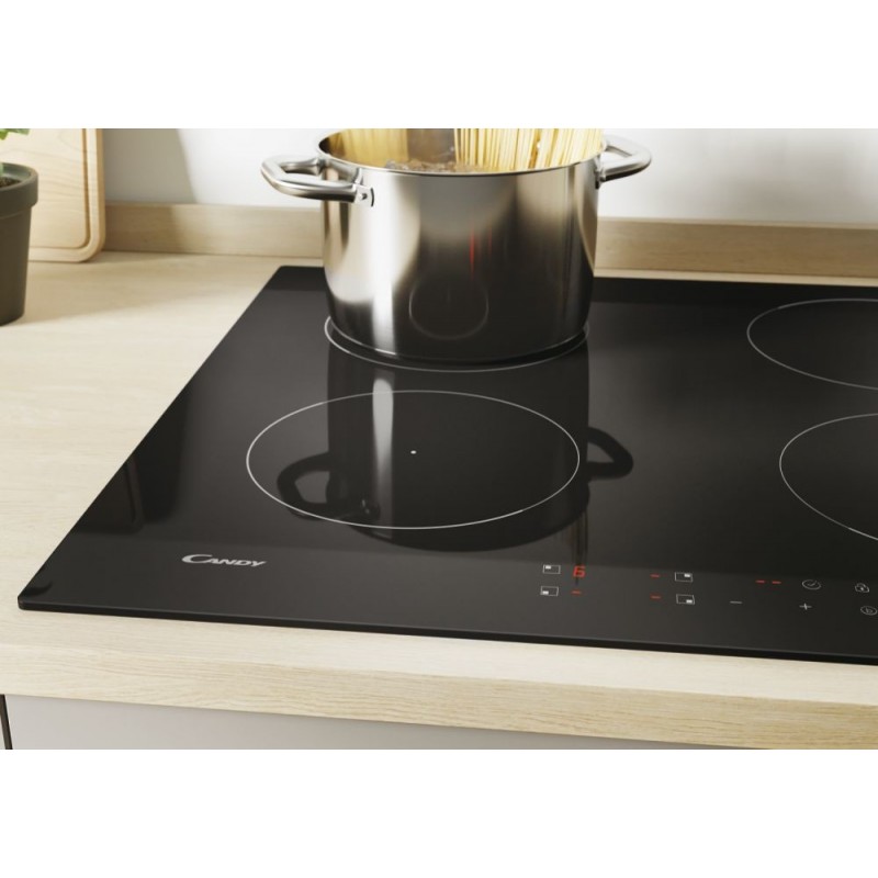 Candy CI642CTT Black Built-in 59 cm Zone induction hob 4 zone(s)