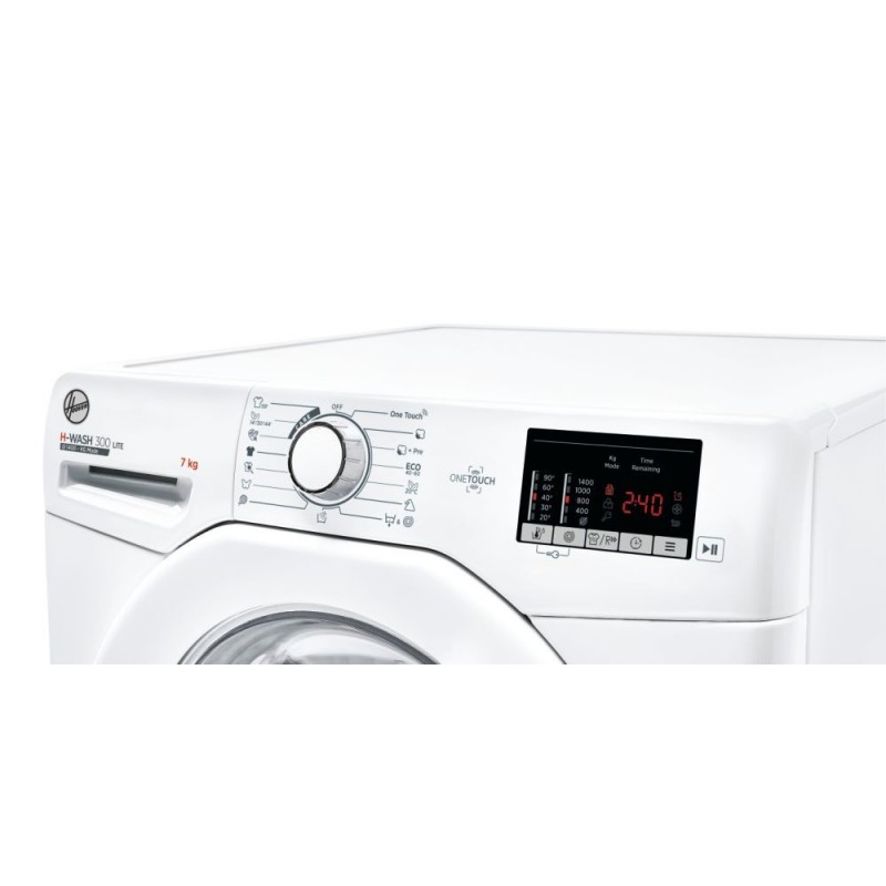 Hoover H-WASH 300 LITE H3W4 472DE 1-S Waschmaschine Frontlader 7 kg 1400 RPM D Weiß