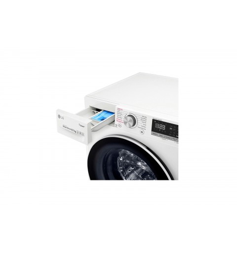 LG F2WV5S8S0E machine à laver Charge avant 8,5 kg 1200 tr min C Blanc