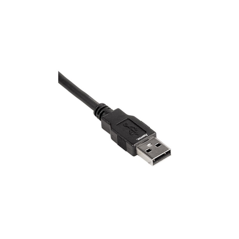 Hama 39074201 cable USB 1,8 m USB 2.0 Mini-USB B USB A Negro