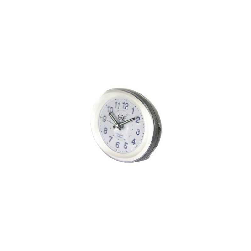 Trevi SL 3052 Reloj de sobremesa de cuarzo Ovalado Negro, Blanco