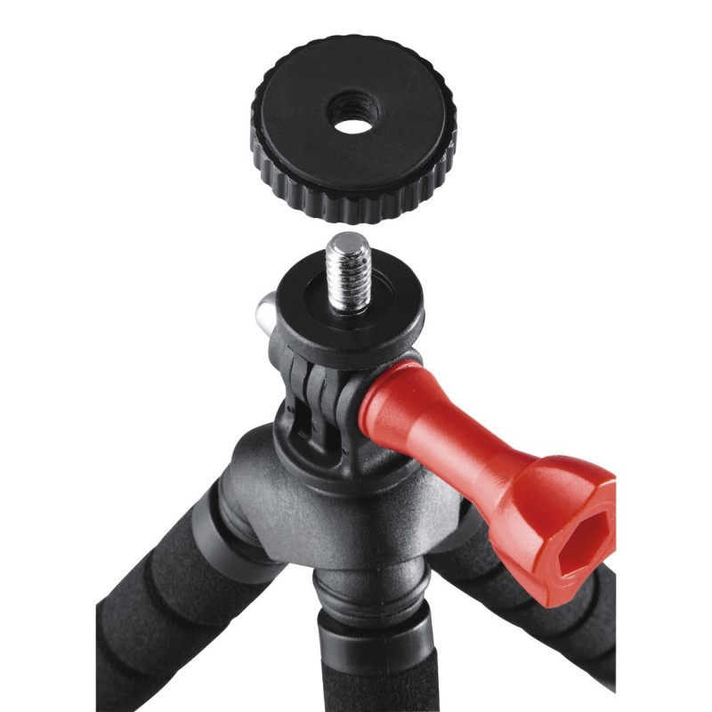 Hama Flex 2in1 tripode Smartphone Cámara digital 3 pata(s) Negro