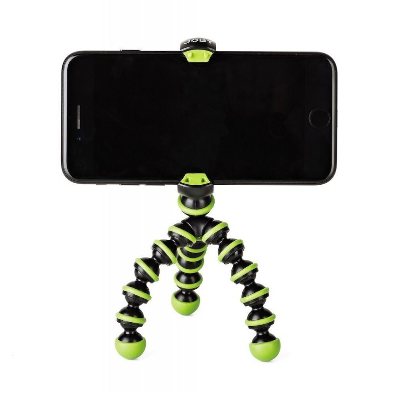 Joby GorillaPod Mobile Mini trépied Smartphone action caméra 3 pieds Noir, Vert