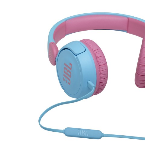 JBL JR310 Kopfhörer Verkabelt Kopfband Musik Blau