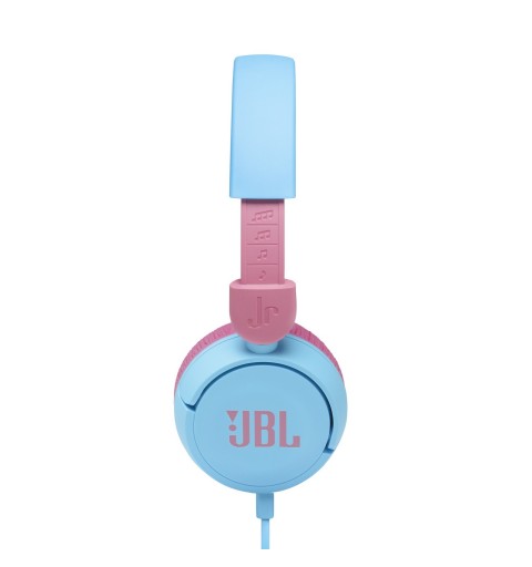 JBL JR310 Kopfhörer Verkabelt Kopfband Musik Blau