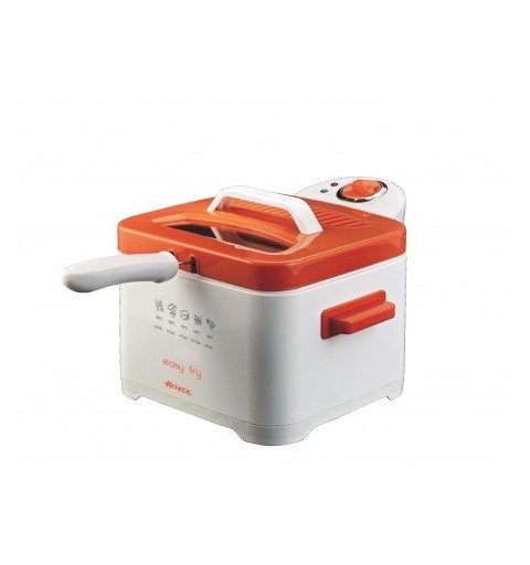 Ariete 4611 Eins Eine(r) Eigenständig 2000 W Fritteuse Orange, Weiß