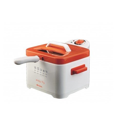 Ariete 4611 Single Stand-alone 2000 W Deep fryer Orange, White