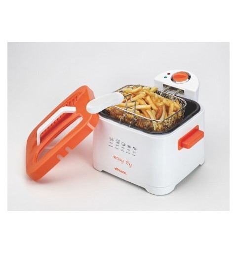 Ariete 4611 Eins Eine(r) Eigenständig 2000 W Fritteuse Orange, Weiß