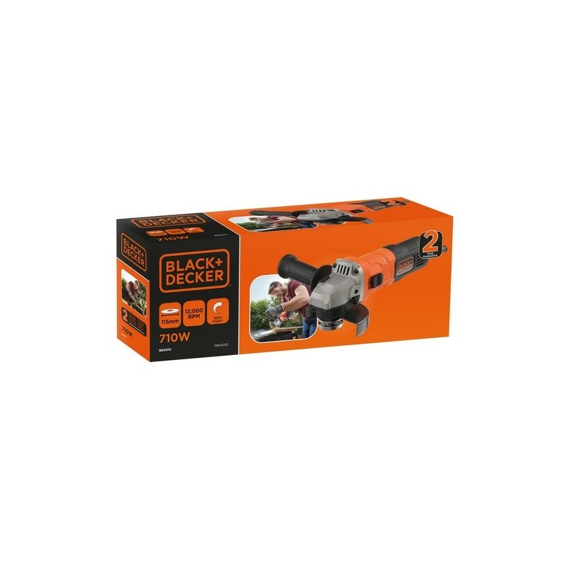 Black & Decker BEG010 amoladora angular 11,5 cm 12000 RPM 710 W 1,7 g