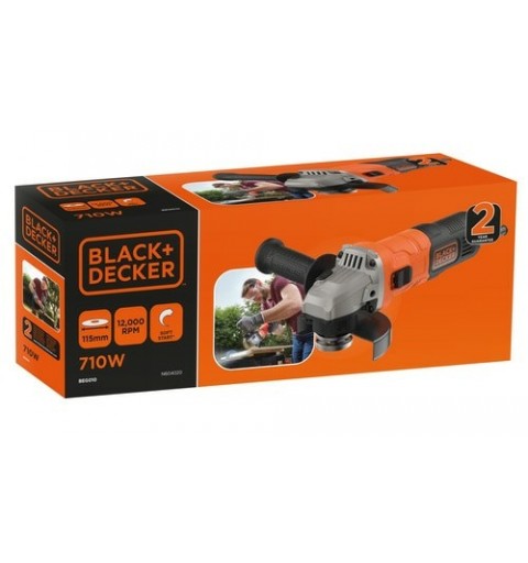 Black & Decker BEG010 amoladora angular 11,5 cm 12000 RPM 710 W 1,7 g