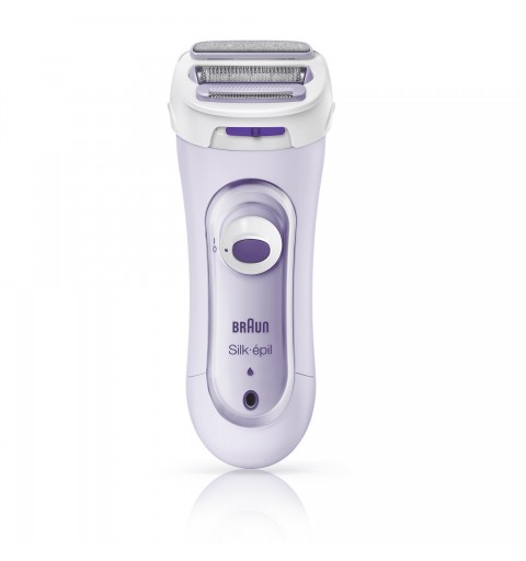 Braun Silk-épil 81653272 Damenrasierapparat 4 Kopf Köpfe Trimmer Violett, Weiß