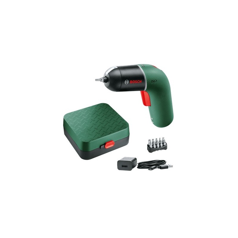 Bosch IXO 6 215 RPM Negro, Verde, Rojo