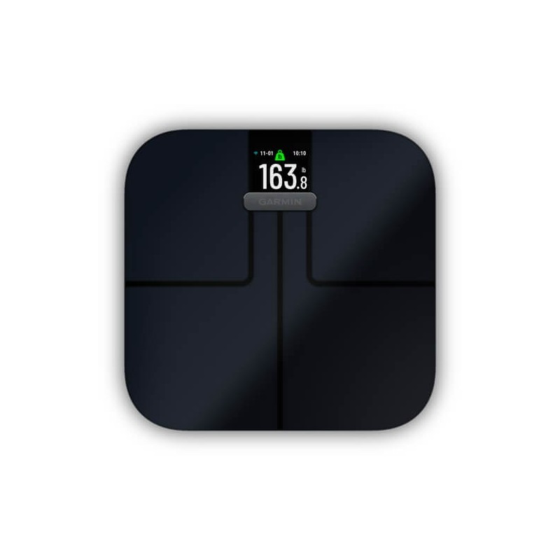 Garmin Index S2 Rectangle Black Electronic personal scale