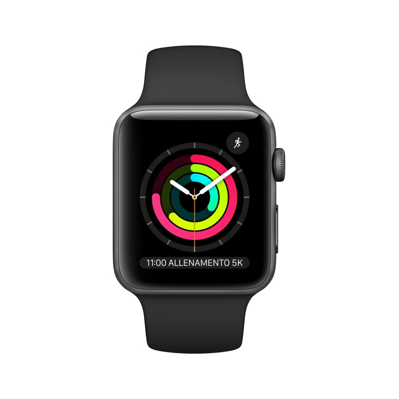 Apple Watch Series 3 42 mm OLED Gris GPS (satellite)