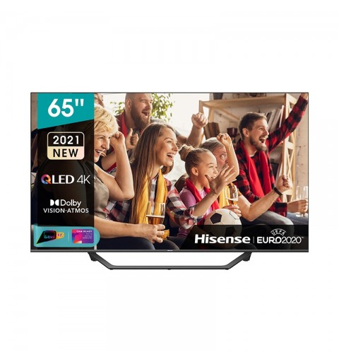 Hisense A72GQ 65A72GQ TV 163,8 cm (64.5") 4K Ultra HD Smart TV Wi-Fi Nero, Grigio