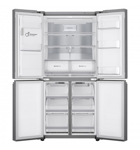 LG GML844PZ6F.APZQEUR nevera puerta lado a lado Independiente 506 L F Metálico, Plata