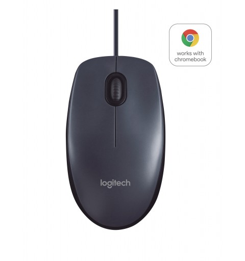 Logitech B100 Optical USB Mouse for Bus souris Ambidextre USB Type-A Optique 800 DPI