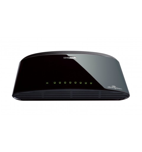 D-Link DES-1008D No administrado Fast Ethernet (10 100) Negro