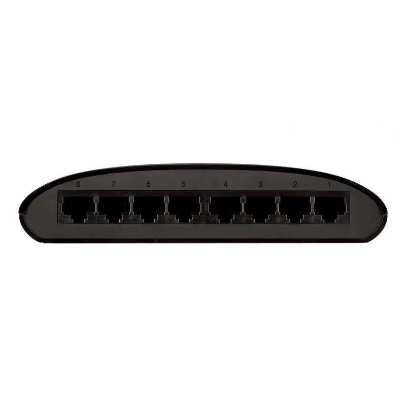 D-Link DES-1008D Unmanaged Fast Ethernet (10 100) Black