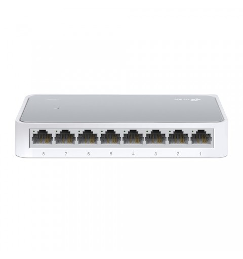 TP-LINK TL-SF1008D Non gestito Fast Ethernet (10 100) Bianco