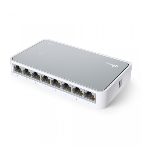 TP-LINK TL-SF1008D Non gestito Fast Ethernet (10 100) Bianco