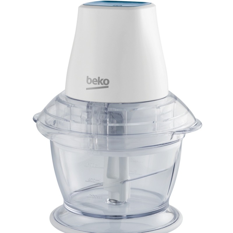 Beko CHP5550W electric food chopper 0.75 L 550 W Blue, Transparent, White