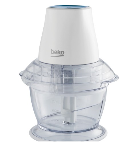 Beko CHP5550W electric food chopper 0.75 L 550 W Blue, Transparent, White