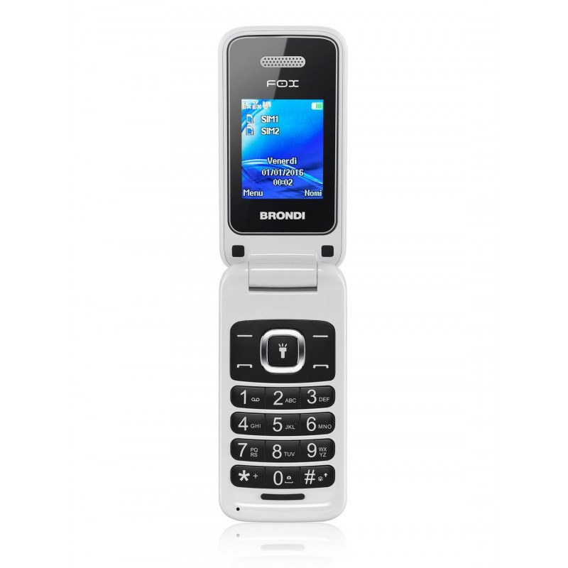 Brondi Fox 4.5 cm (1.77") 74 g White Feature phone