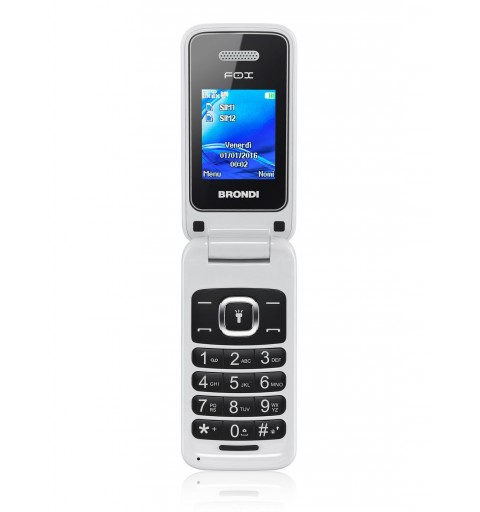 Brondi Fox 4,5 cm (1.77") 74 g Bianco Telefono cellulare basico