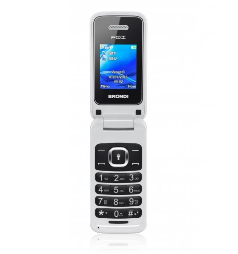 Brondi Fox 4,5 cm (1.77") 74 g Blanc Téléphone numérique