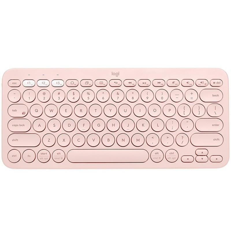 Logitech K380 Multi-Device Bluetooth® Keyboard clavier QWERTY Italien Rose