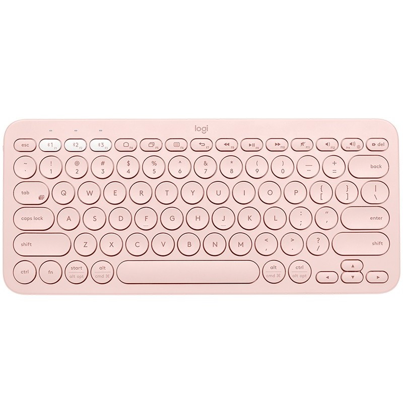 Logitech K380 Multi-Device Bluetooth® Keyboard Tastatur QWERTY Italienisch Pink