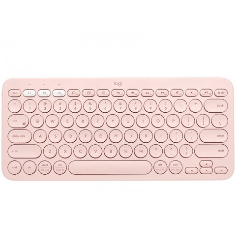 Logitech K380 Multi-Device Bluetooth® Keyboard Tastatur QWERTY Italienisch Pink