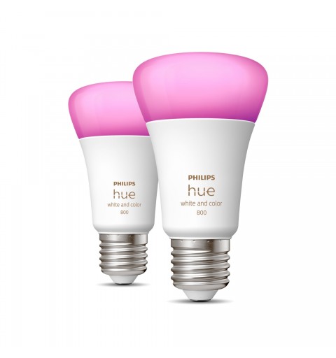 Philips Hue White and Color ambiance E27 - confezione da 2