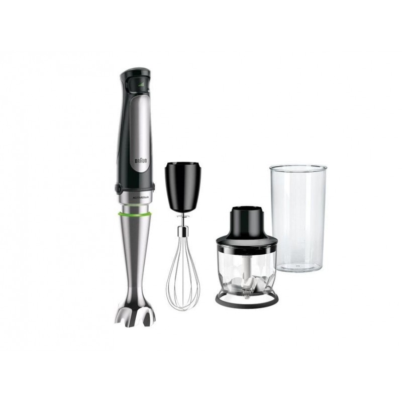 Braun MQ 7025X 0.6 L Immersion blender 1000 W Black, Stainless steel