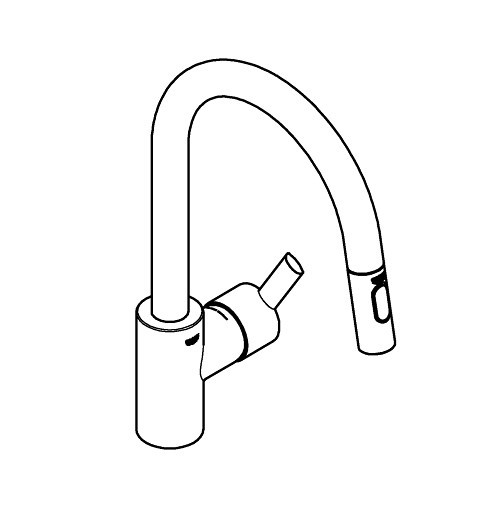 GROHE 31486001 Badarmatur Waschbecken