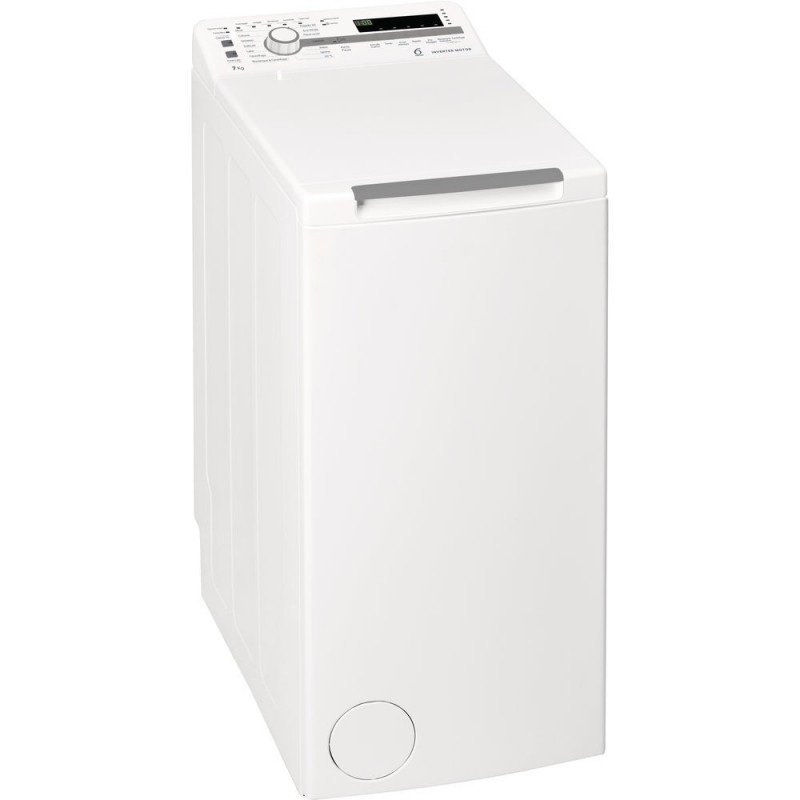 Whirlpool TDLR 7221BS IT N machine à laver Charge par dessus 7 kg 1200 tr min E Blanc