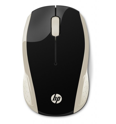 HP 200 (Silk Gold) Maus Beidhändig RF Wireless Optisch 1000 DPI