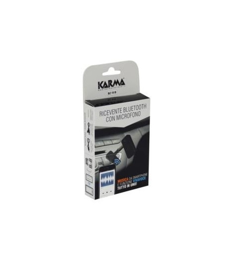 Karma Italiana BLT R1B transmisor de audio inalámbrico 3,5 mm 10 m Negro