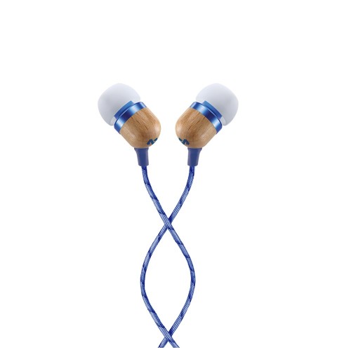 The House Of Marley Smile Jamaica Auricolare Cablato In-ear Musica e Chiamate Blu, Bianco