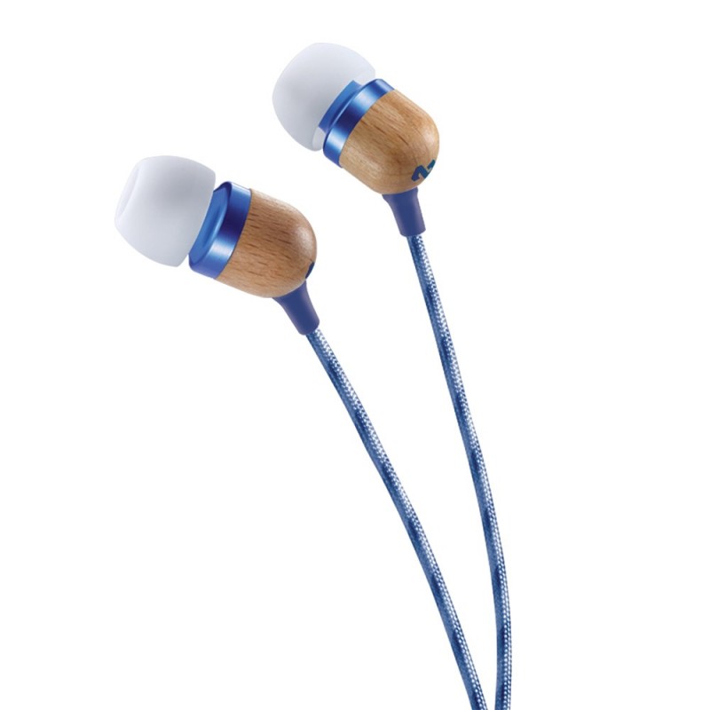 The House Of Marley Smile Jamaica Auricolare Cablato In-ear Musica e Chiamate Blu, Bianco