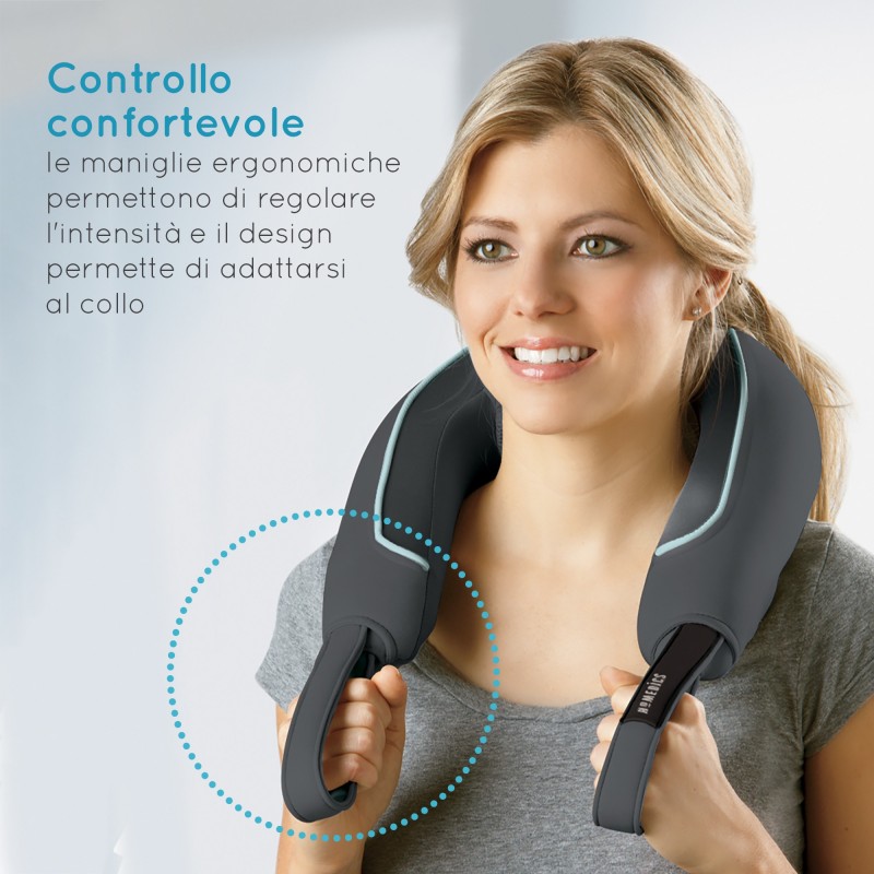 HoMedics NMS-255-EU massaggiatore Collo Grigio